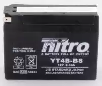 104312, Nitro, Batteria nt4b-bs (cp)    , Nuovo