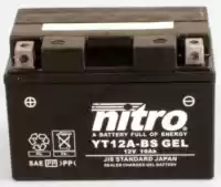 104302, Nitro, Batterie nt12a sla    , Nouveau