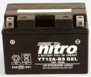 NITRO 104302 batería nt12a sla - Lado inferior