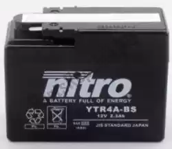 accu ntr4a-bs (cp) van Nitro, met onderdeel nummer 104328, bestel je hier online:
