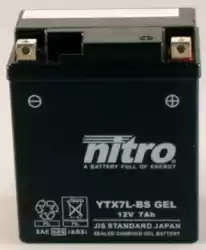 Qui puoi ordinare batteria ntx7l sl da Nitro , con numero parte 104338: