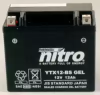 104348, Nitro, Batterie ntx12 sla    , Nouveau