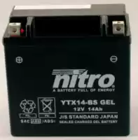 104352, Nitro, Battery ntx14 sla    , New