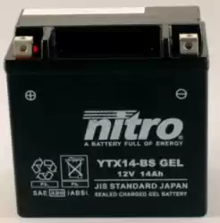 Qui puoi ordinare batteria ntx14 sla da Nitro , con numero parte 104352: