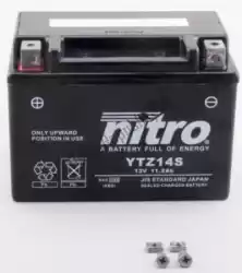 Here you can order the battery ntz14s from Nitro, with part number 104408: