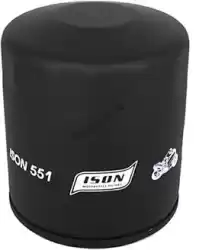 Here you can order the filter, oil ison 551 from Ison, with part number 5249551: