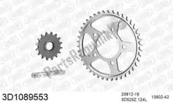 Here you can order the chain kit chain kit, 3d, steel from Threed, with part number 393D1089553: