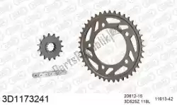 Here you can order the chain kit chain kit, 3d, aluminum from Threed, with part number 393D1173241: