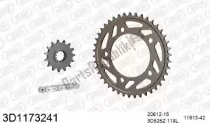 THREED 393D1173241 chain kit chain kit, 3d, aluminum - Bottom side