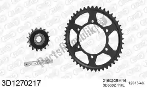 THREED 393D1270217 chain kit chain kit, 3d, steel - Bottom side