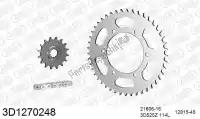 393D1270248, Threed, Chain kit chain kit, 3d, steel    , New