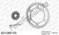 393D1280133, Threed, Chain kit chain kit, 3d, steel    , New