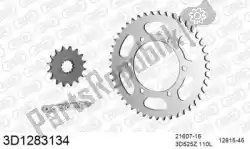 Here you can order the chain kit chain kit, 3d, steel from Threed, with part number 393D1283134: