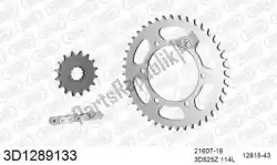 Here you can order the chain kit chain kit, 3d, steel from Threed, with part number 393D1289133: