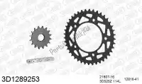 393D1289253, Threed, Chain kit chain kit, 3d, steel    , New
