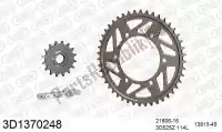 393D1370248, Threed, Chain kit chain kit, 3d, aluminum    , New