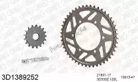 393D1389252, Threed, Kit chaine kit chaine, 3d, aluminium    , Nouveau
