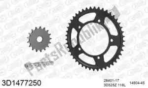 THREED 393D1477250 chain kit chain kit, 3d, steel - Bottom side