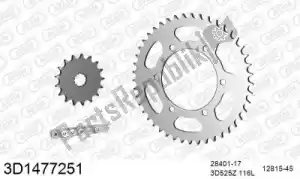 THREED 393D1477251 chain kit chain kit, 3d, steel - Bottom side