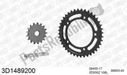 Here you can order the chain kit chain kit, 3d, steel from Threed, with part number 393D1489200: