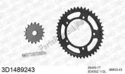 Here you can order the chain kit chain kit, 3d, steel from Threed, with part number 393D1489243: