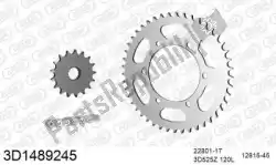 Here you can order the chain kit chain kit, 3d, steel from Threed, with part number 393D1489245: