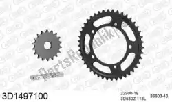 Here you can order the chain kit chain kit, 3d, steel from Threed, with part number 393D1497100: