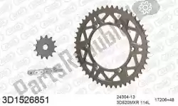 Here you can order the chain kit chain kit, 3d, aluminum from Threed, with part number 393D1526851: