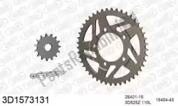 Here you can order the chain kit chain kit, 3d, aluminum from Threed, with part number 393D1573131: