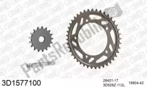 THREED 393D1577100 chain kit chain kit, 3d, aluminum - Bottom side