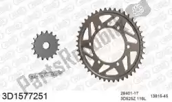 Here you can order the chain kit chain kit, 3d, aluminum from Threed, with part number 393D1577251: