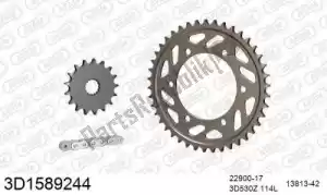 THREED 393D1589244 chain kit chain kit, 3d, aluminum - Bottom side