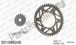 Here you can order the chain kit chain kit, 3d, aluminum from Threed, with part number 393D1589245: