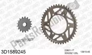 THREED 393D1589245 chain kit chain kit, 3d, aluminum - Bottom side