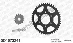 Here you can order the chain kit chain kit, 3d, steel from Threed, with part number 393D1673241: