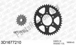 Here you can order the chain kit chain kit, 3d, steel from Threed, with part number 393D1677210: