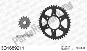 THREED 393D1689211 chain kit chain kit, 3d, steel - Bottom side