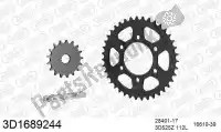 393D1689244, Threed, Kit catena kit catena, 3d, acciaio    , Nuovo