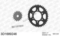 393D1689246, Threed, Chain kit chain kit, 3d, steel    , New