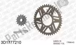 Here you can order the chain kit chain kit, 3d, aluminum from Threed, with part number 393D1777210: