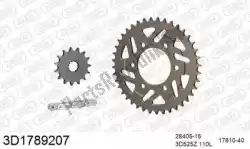 Here you can order the chain kit chain kit, 3d, aluminum from Threed, with part number 393D1789207: