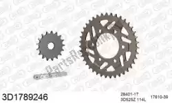 Here you can order the chain kit chain kit, 3d, aluminum from Threed, with part number 393D1789246: