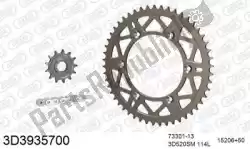 Here you can order the chain kit chain kit, 3d, aluminum from Threed, with part number 393D3935700: