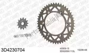 THREED 393D4230704 chain kit chain kit, 3d, aluminum - Bottom side
