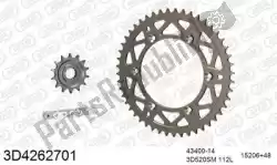 Here you can order the chain kit chain kit, 3d, aluminum from Threed, with part number 393D4262701: