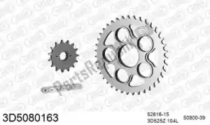 THREED 393D5080163 chain kit chain kit, 3d, steel - Bottom side