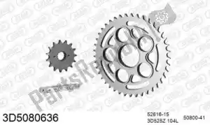 THREED 393D5080636 chain kit chain kit, 3d, steel - Bottom side