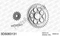 Here you can order the chain kit chain kit, 3d, steel from Threed, with part number 393D5083131: