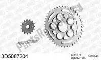 393D5087204, Threed, Kit catena kit catena, 3d, acciaio    , Nuovo