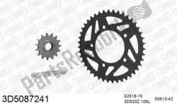 Here you can order the chain kit chain kit, 3d, steel from Threed, with part number 393D5087241: